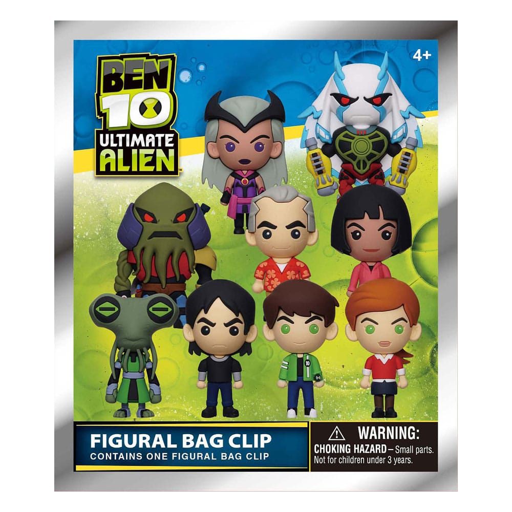 Ben 10 3D PVC Bag Clips Display (24) P051350