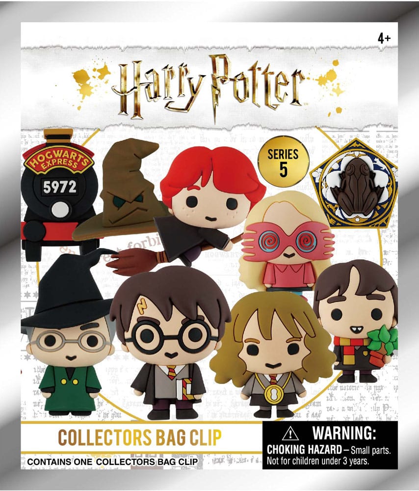 Harry Potter 3D PVC Bag Clips Series 5 Display (24) P051391