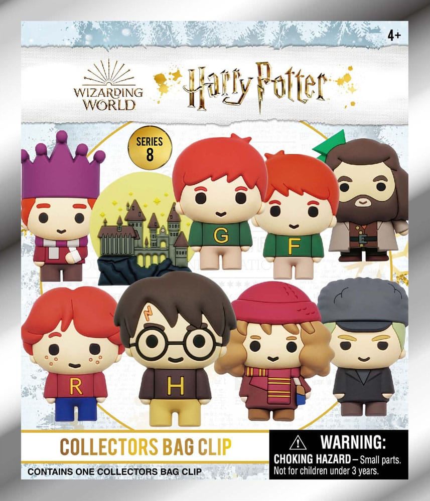 Harry Potter 3D PVC Bag Clips Series 8 Display (24) P067769