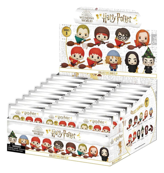 Harry Potter 3D Foam Bag Clips Series 9 Display (24) P074607