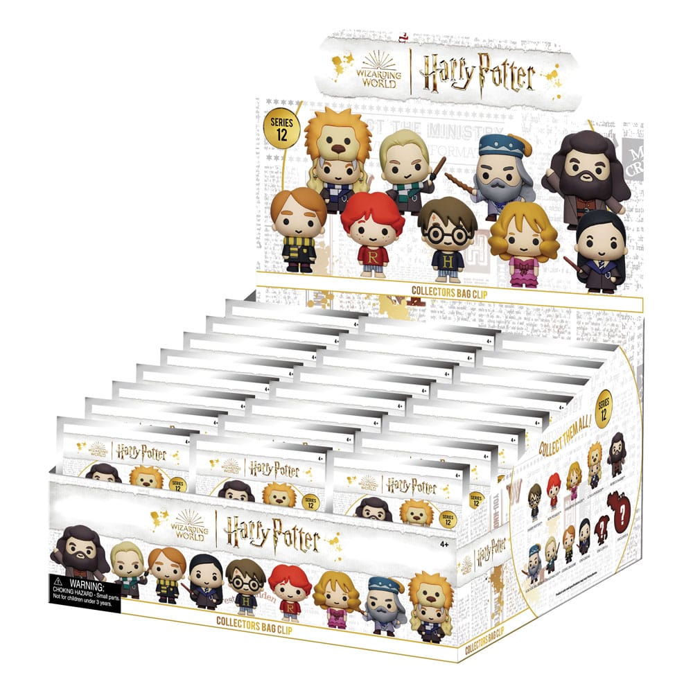 Harry Potter 3D PVC Bag Clips Series 12 Display (24) P051397