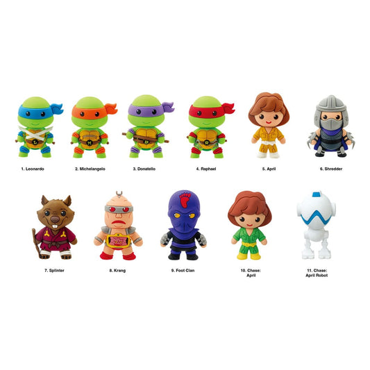 Teenage Mutant Ninja Turtles 3D PVC Bag Clips Series 1 Display (24) P051424