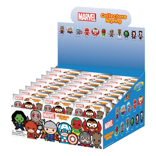 Marvel 3D PVC Bag Clips Series 2 Display (24) P051454