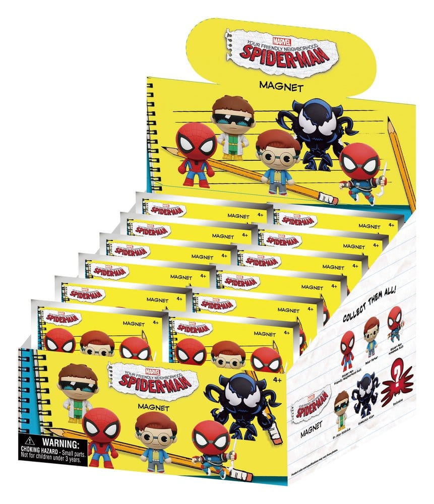 Spider-Man Magnets blind pack Display (12) P071176