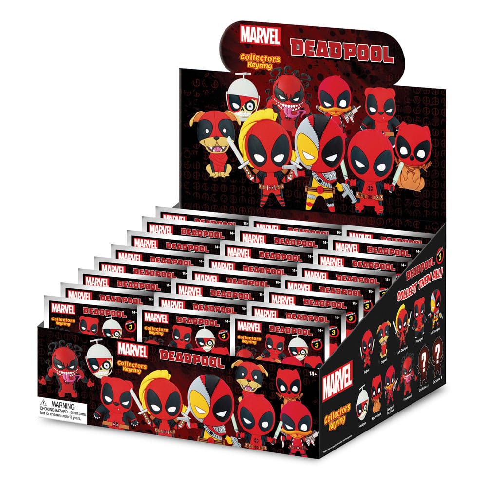 Marvel PVC Bag Clips Deadpool Serie 3 Display (24) P051461