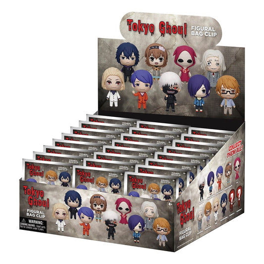 Tokyo Ghoul 3D PVC Bag Clips Series 2 Display (24) P051509