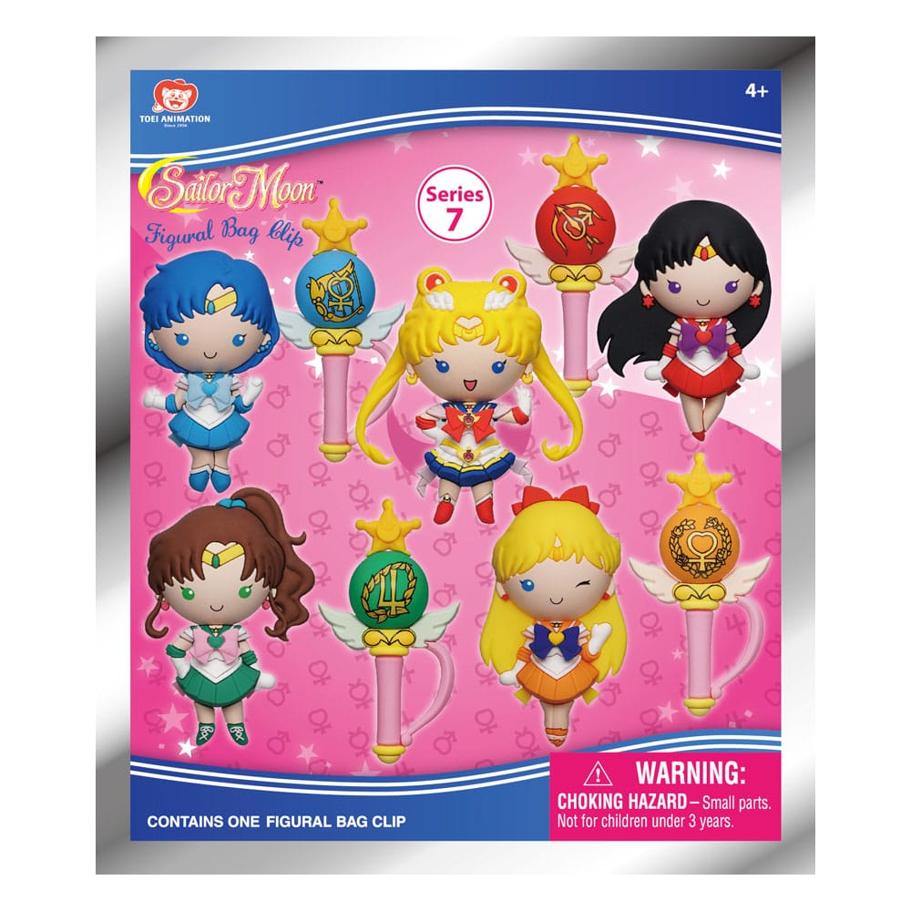 Sailor Moon 3D PVC Bag Clips Series 7 Display (24) P051534