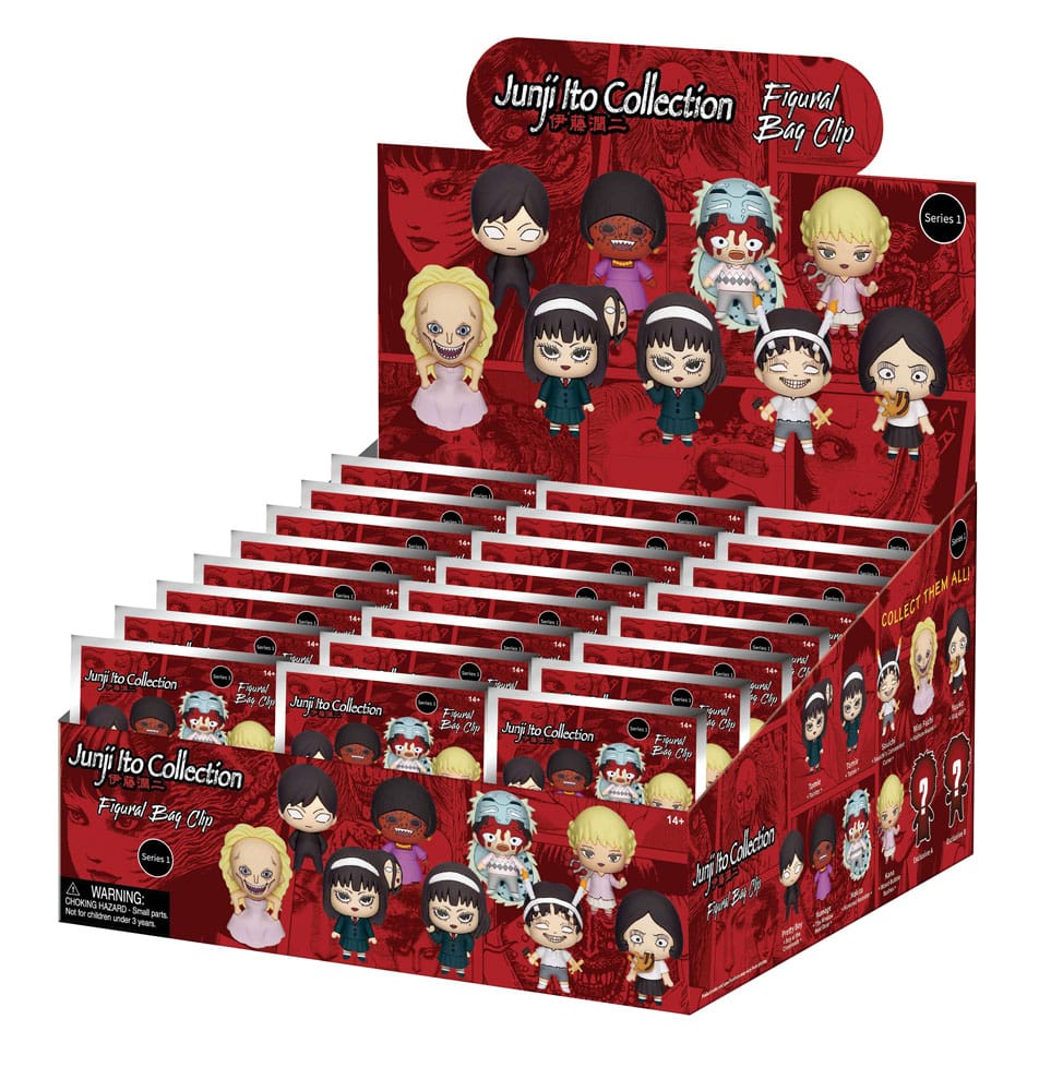 Junji Ito Collection PVC Bag Clips Series 1 Display (24) P051543