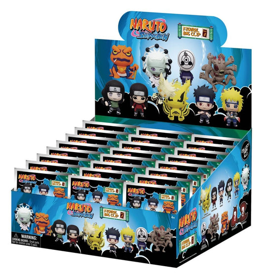 Naruto 3D Foam Bag Clips Series 8 Display (24) P073286