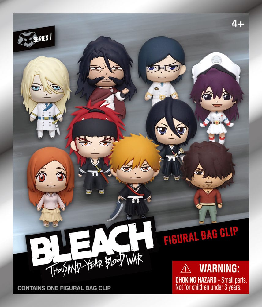 Bleach Thousand-Year Blood War 3D Foam Bag Clips Series 1 Display (24) P067777