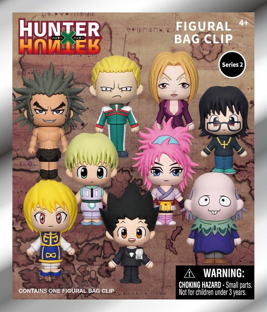 Hunter × Hunter 3D Foam Bag Clips Series 2 Display (24) P073287