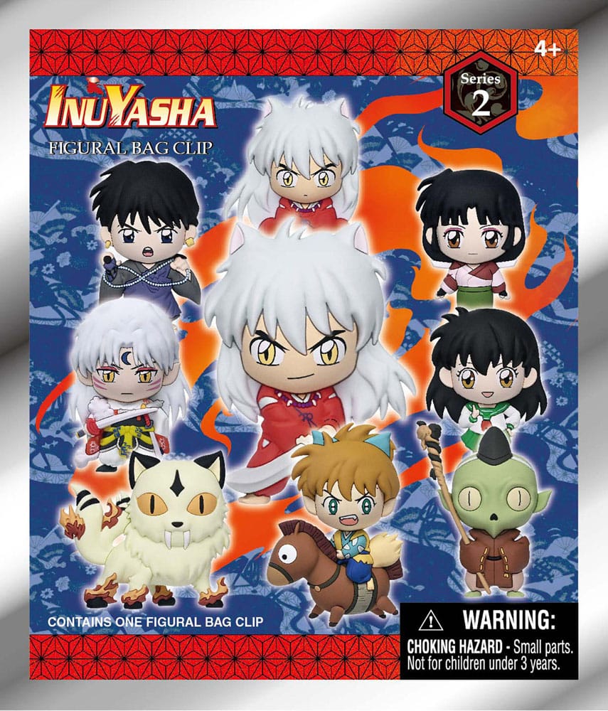 InuYasha 3D Foam Bag Clips Series 2 Display (24) P067778