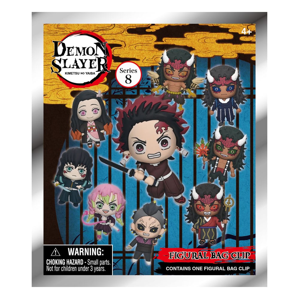 Demon Slayer Season 3 3D Foam Bag Clips Series 8 Display (24) P065981