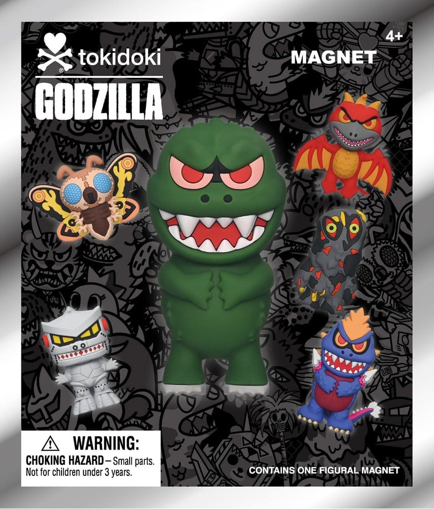 Tokidoki x Godzilla Magnets Blind Pack Serie 1 Display (12) P074615