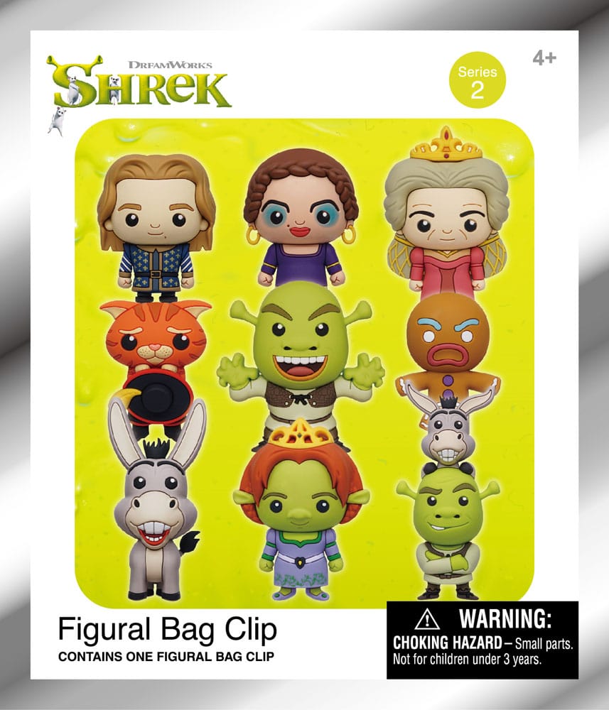 Shrek PVC Bag Clips Series 2 Display (24) P051599