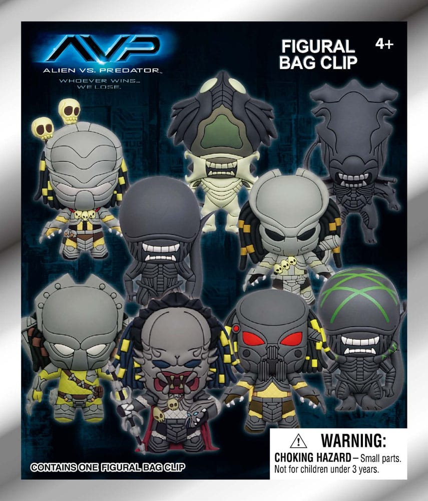 Alien vs. Predator 3D PVC Bag Clips Display (24) P051611