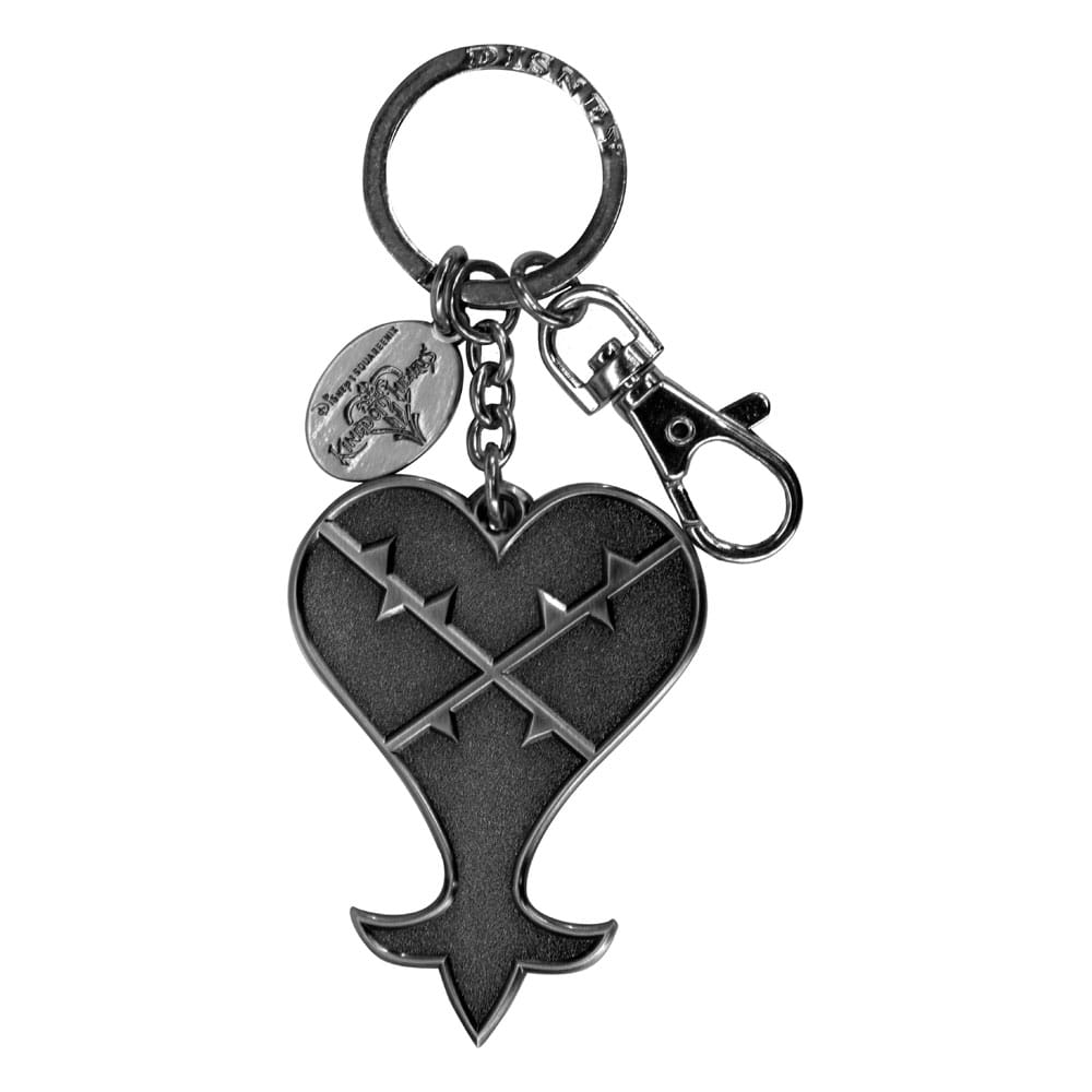 Kingdom Hearts Metal Keychain Heartless Logo P067705
