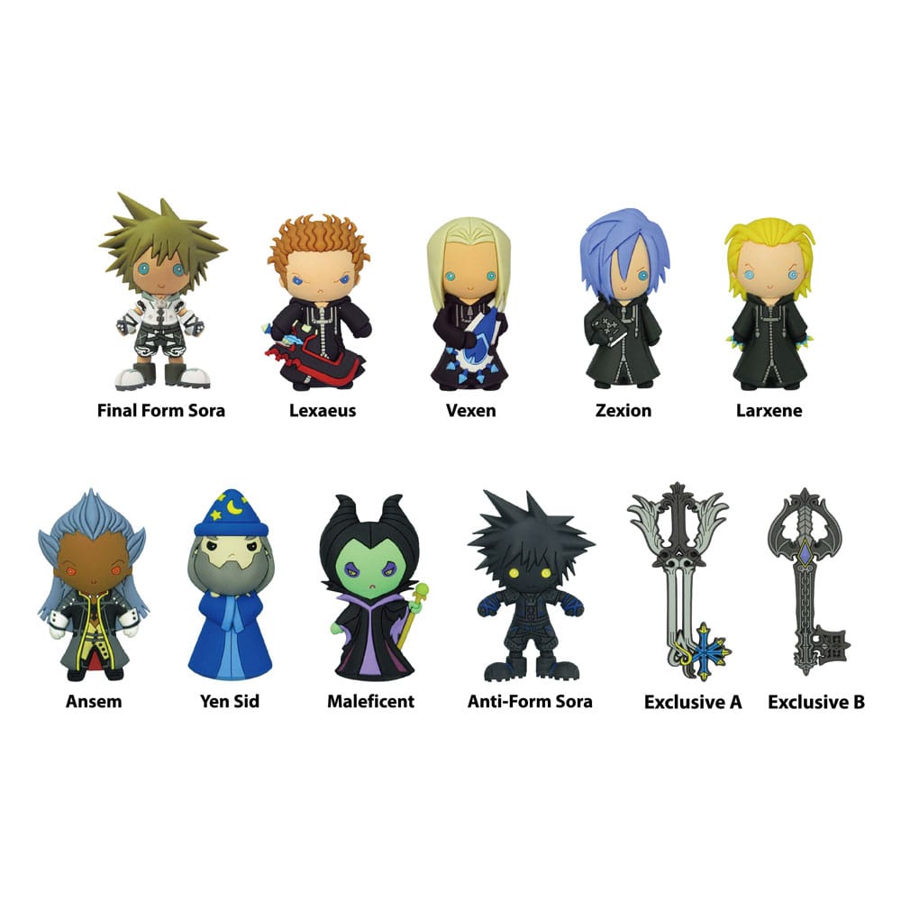 Kingdom Hearts PVC Bag Clips Series 2 Display (24) P051627