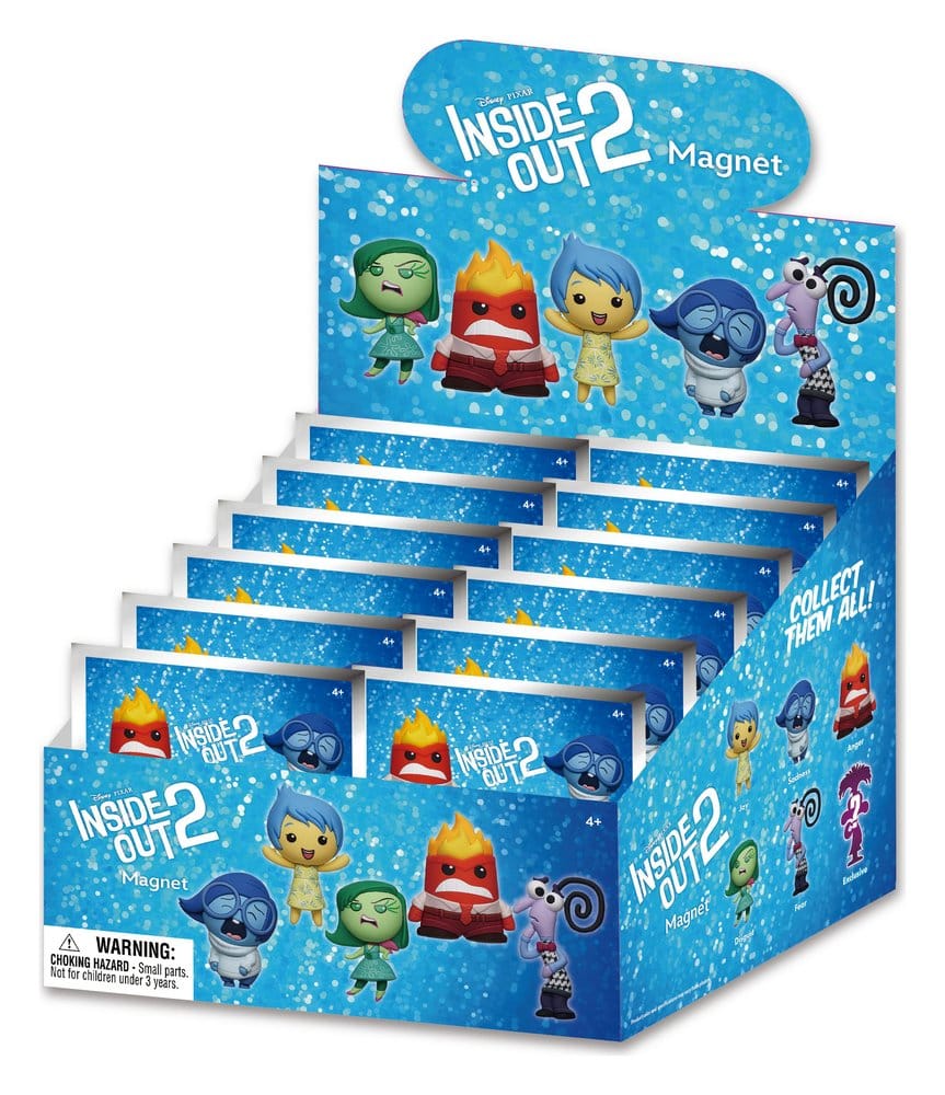Inside Out 2 Magnets blind pack Series 1 Display (12) P071186