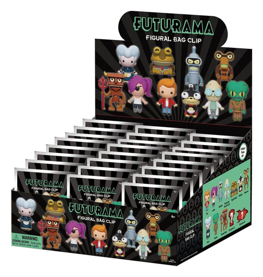 Futurama 3D Foam Bag Clips Series 1 Display (24) P073297
