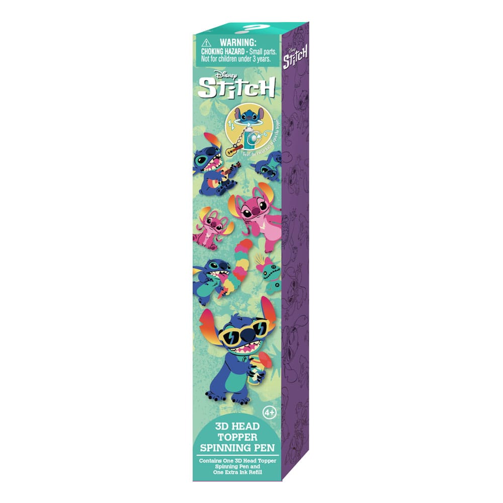 Stitch The Movie Stitch 3D Head Topper Spinning Pen P051706