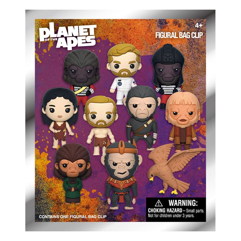 Planet of the Apes 3D Foam Bag Clips Series 1 Display (24) P065987