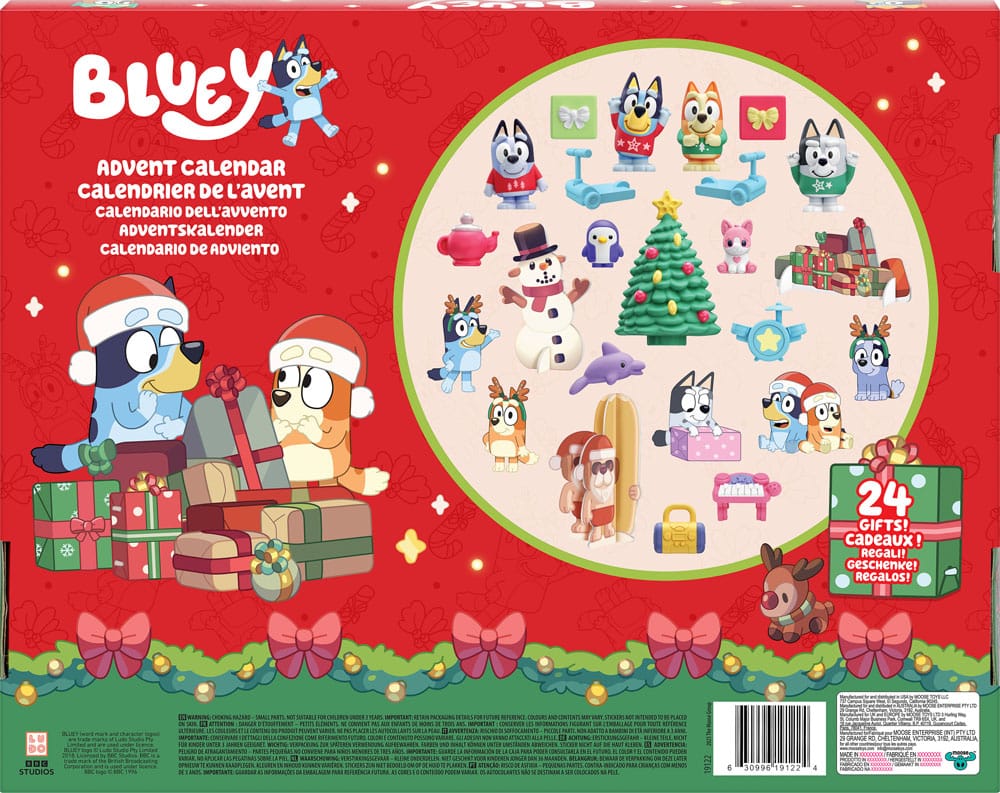 Bluey Advent Calendar Mini Figures P066614