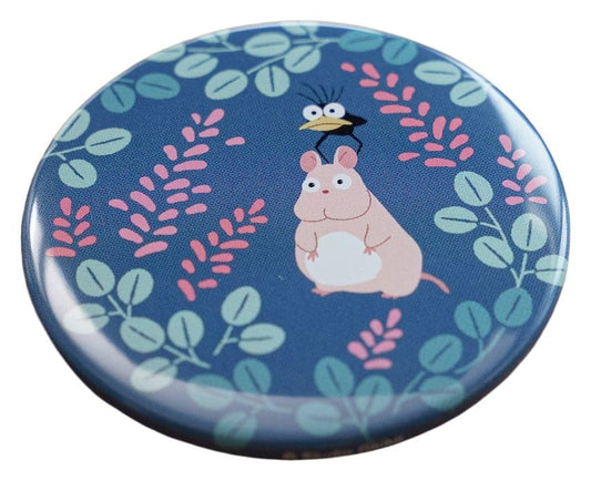 Spirited Away Pin Boh Mouse & Bird 5 cm P072746