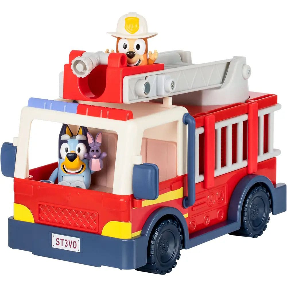 Bluey Mini Figure Playset Bluey Firedruck P066616