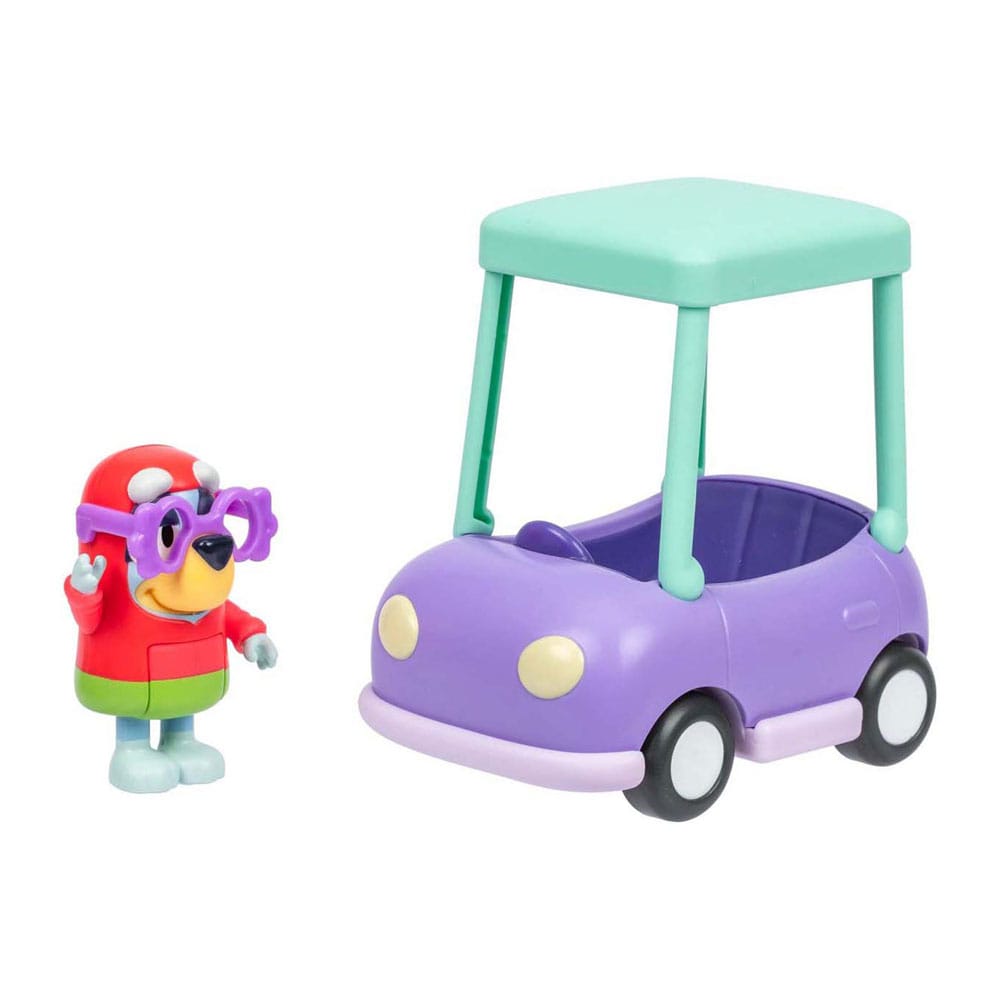 Bluey Mini Figure Playset Janet & Granny Car P066619