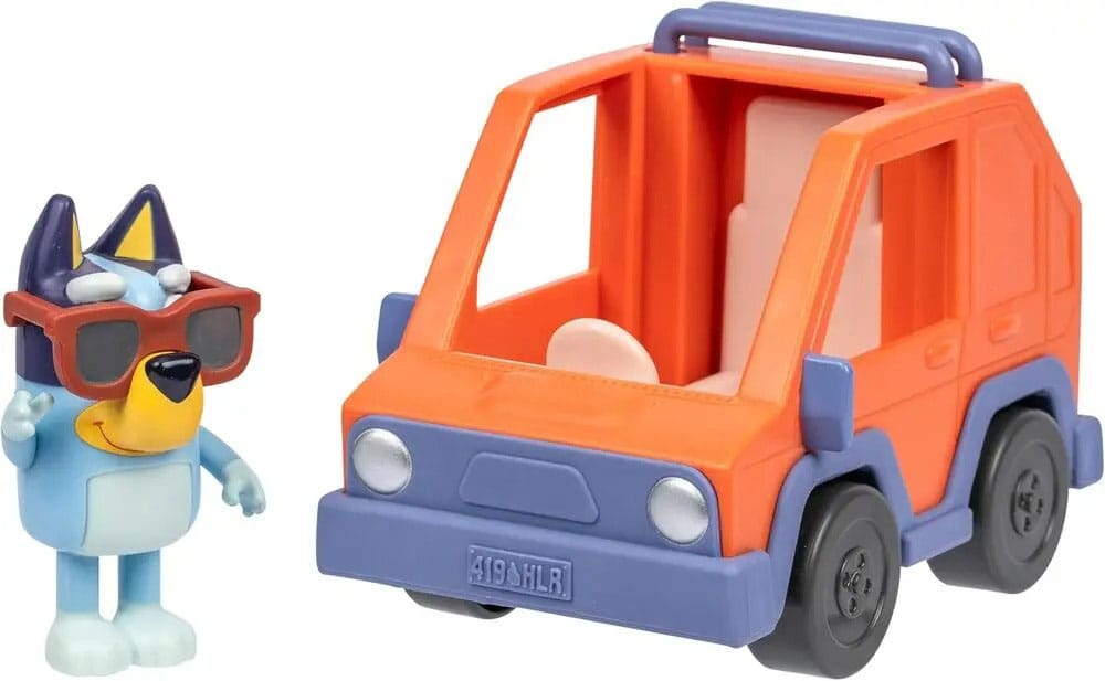 Bluey Mini Figure Playset Bluey & 4WD Car P066620