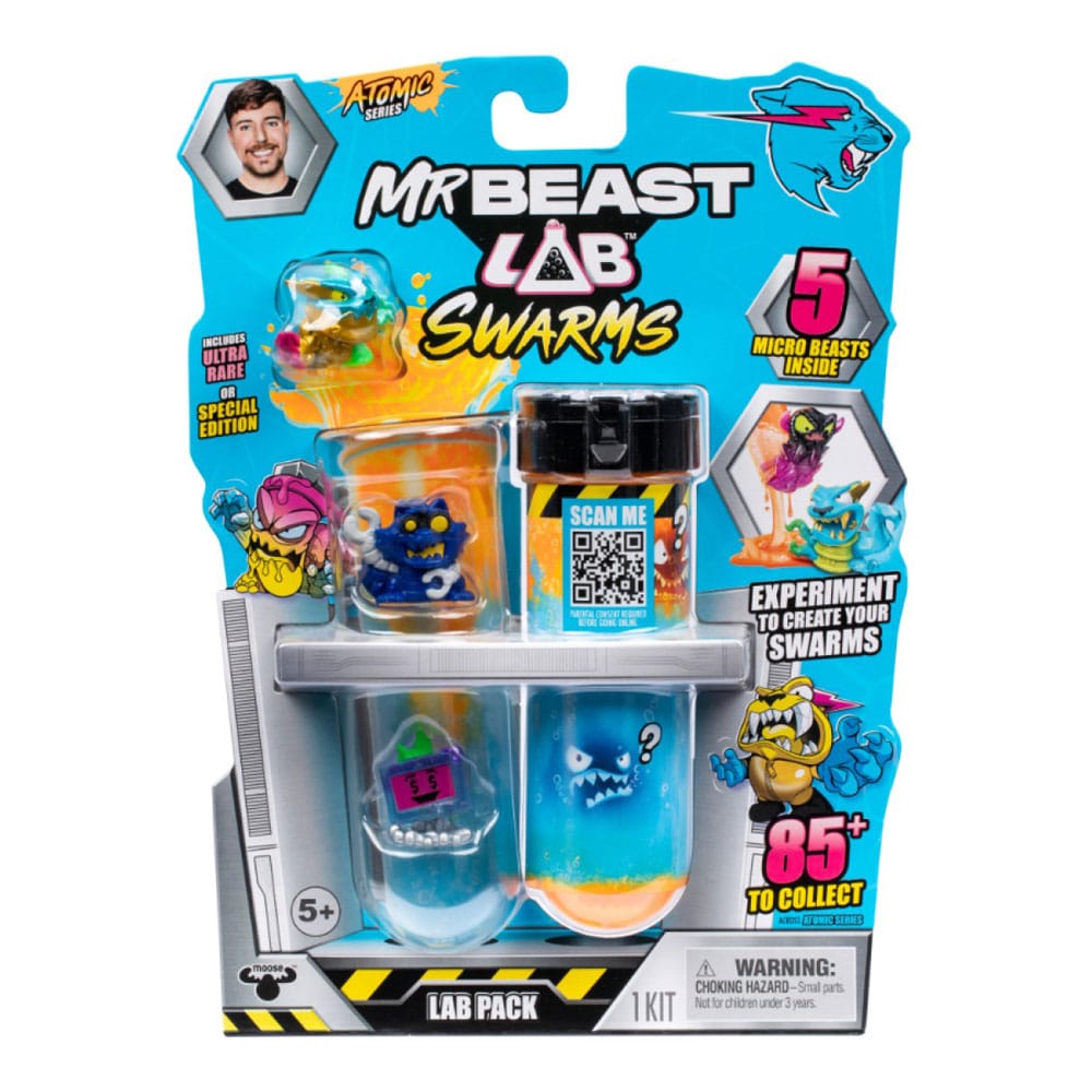 Mr. Beast Lab Swarms Series 2 Mini Figuren 5er-Pack Atomic Series 2,5 cm P066625
