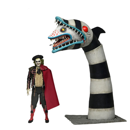 Beetlejuice Beetlejuice Action Figure 2 Pack Ultimate ''Matador'' Beetlejuice and Sandworm 18 cm