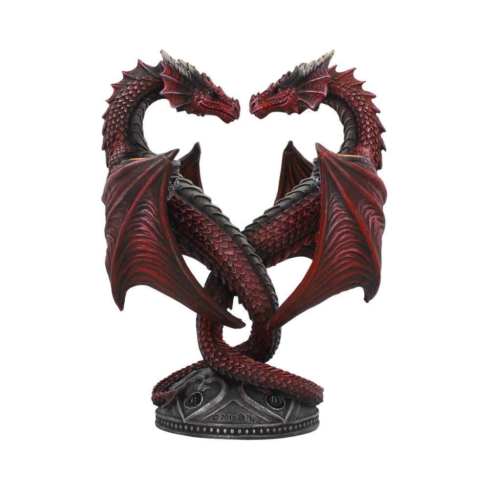 Anne Stokes Candle Holder Dragon Heart Valentine's Edition 23 cm P052536
