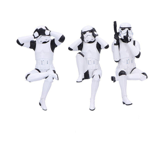 Stormtrooper Figures Three Wise Sitting Stormtroopers 11 cm P052705