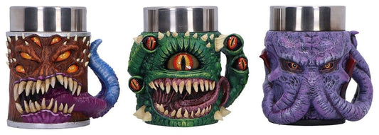 Dungeons & Dragons Set of 3 Mini Tankards Mini Monster 9 cm P073453