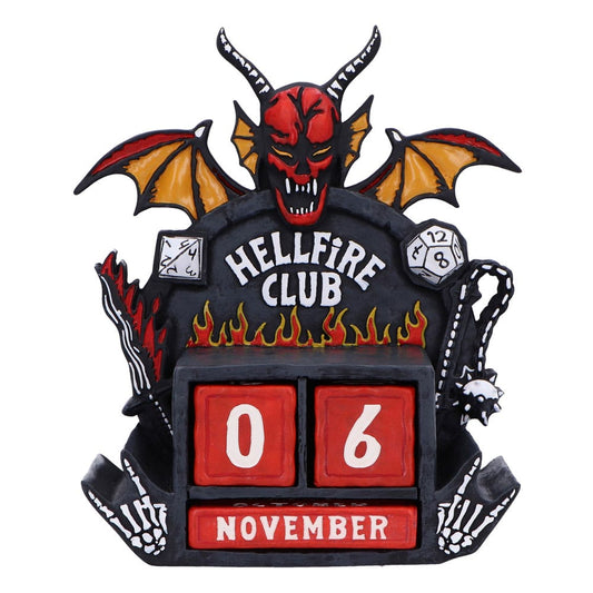 Stranger Things Perpetual Calendar Hellfire Club 15 cm P052806