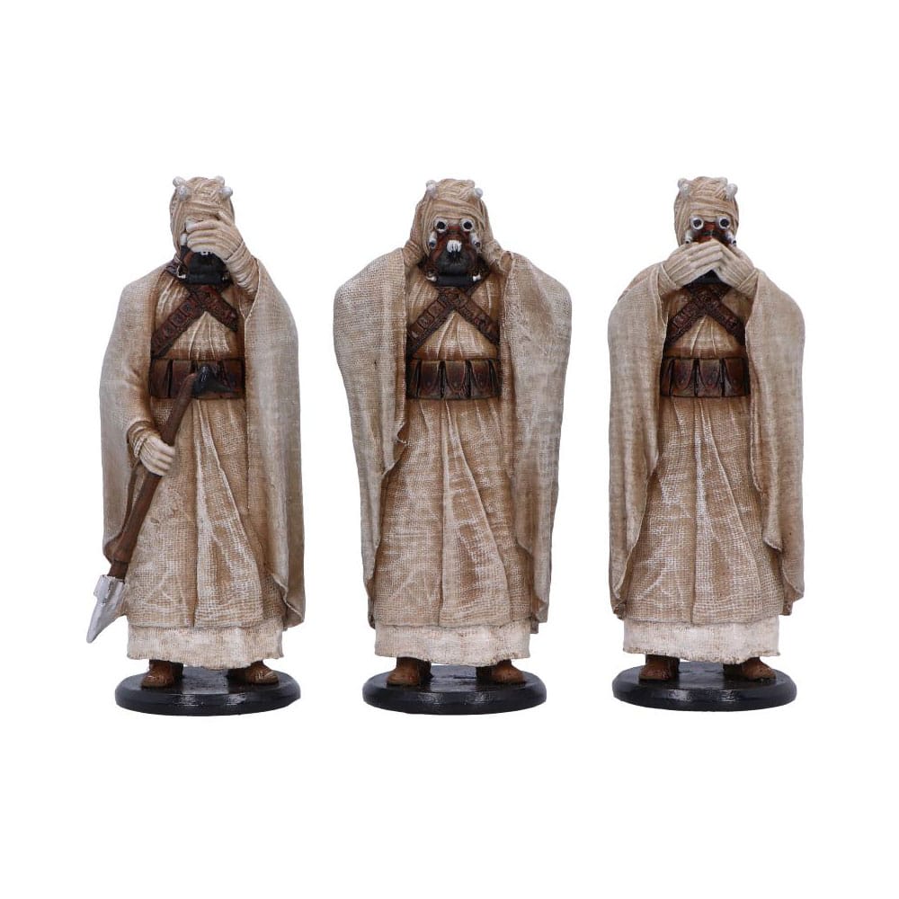 Original Stormtrooper Statue Three Wise Tusken Raiders 14 cm P066990