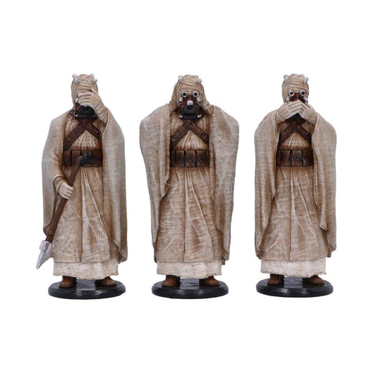 Original Stormtrooper Statue Three Wise Tusken Raiders 14 cm P066990