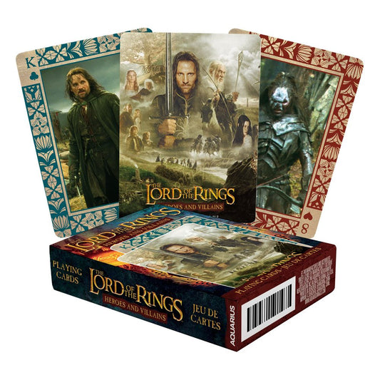 Lord of the Rings Playing Cards Heroes and Villains P052891