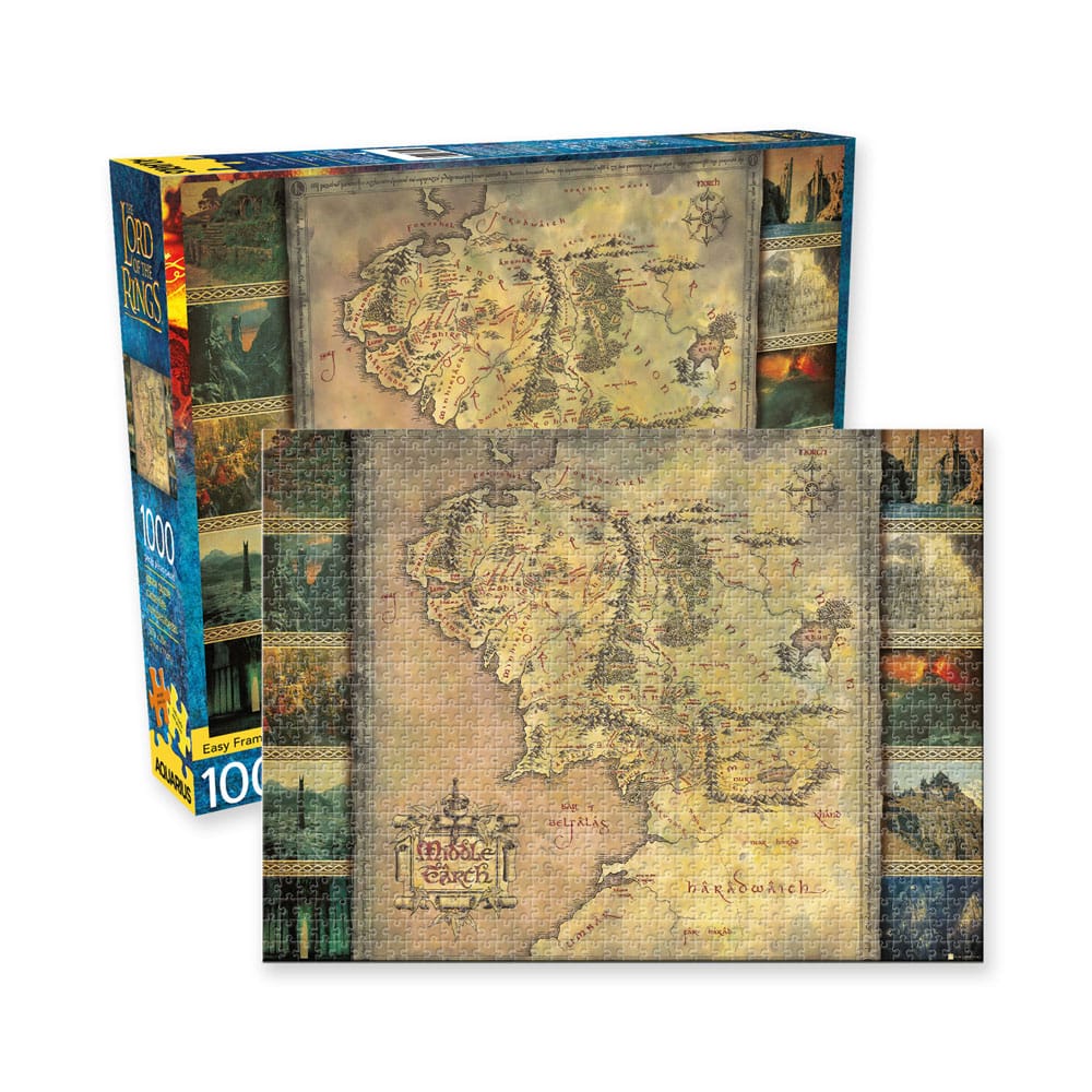 Lord of the Rings Jigsaw Puzzle Map (1000 pieces) P052933