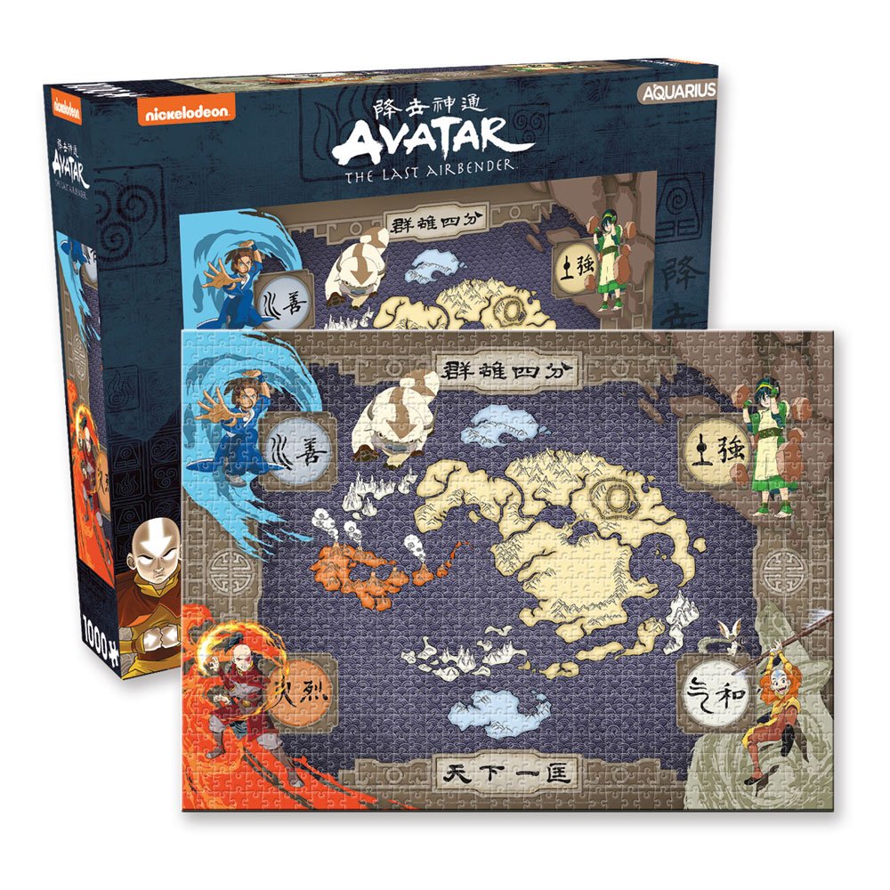 Avatar: The Last Airbender Jigsaw Puzzle Map (1000 pieces) P052938