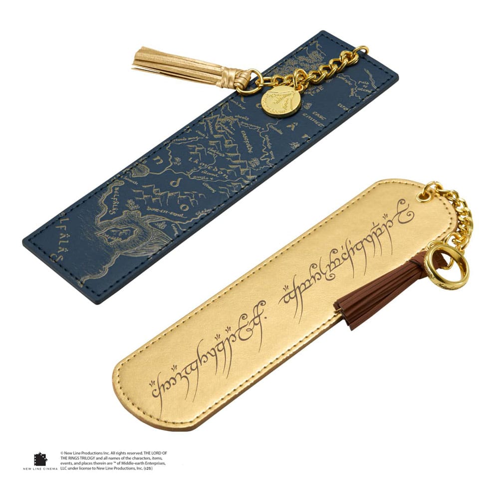The Lord of the Rings Bookmarks 2-Pack Middle Earth and Elven script P066629