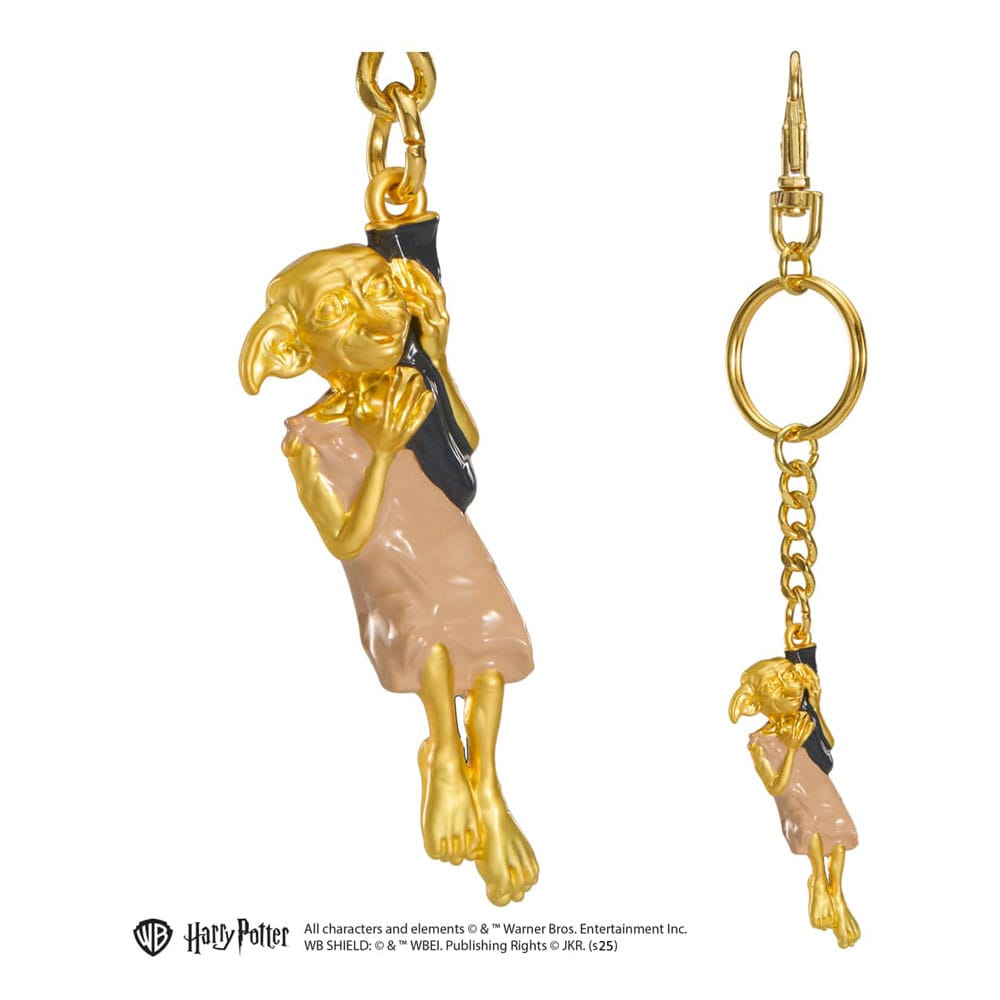 Harry Potter Metal Keychain Dobby gold-coloured 11 cm P066497