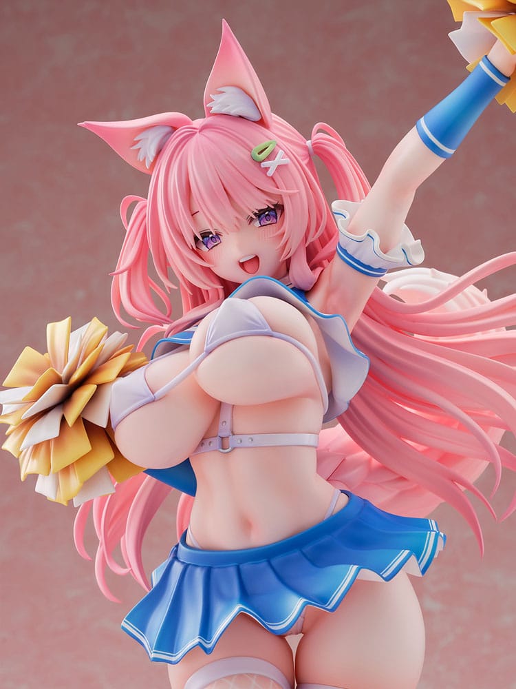 Original Character Statue 1/5 Kemomimi Cheer Girl illustration by Yatanuki Kei DX Version 35 cm P067952