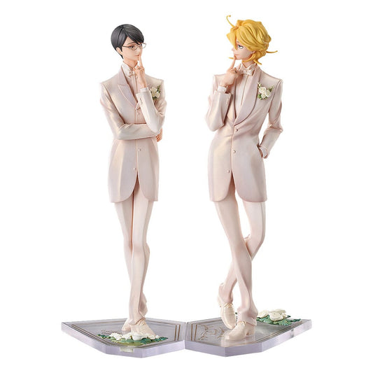 Doukyusei PVC Statues 2-Pack 1/7 Hikaru Kusakabe & Licht Sajo: Wedding Ver. 24 cm P053853