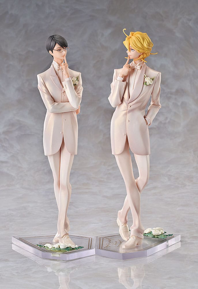 Doukyusei PVC Statues 2-Pack 1/7 Hikaru Kusakabe & Licht Sajo: Wedding Ver. 24 cm P053853
