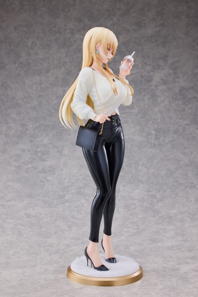 Original Character Statue 1/4 Aoi Koigakubo Illustrated by Fujiko Leather Pants Deluxe Edition 42 cm P053950