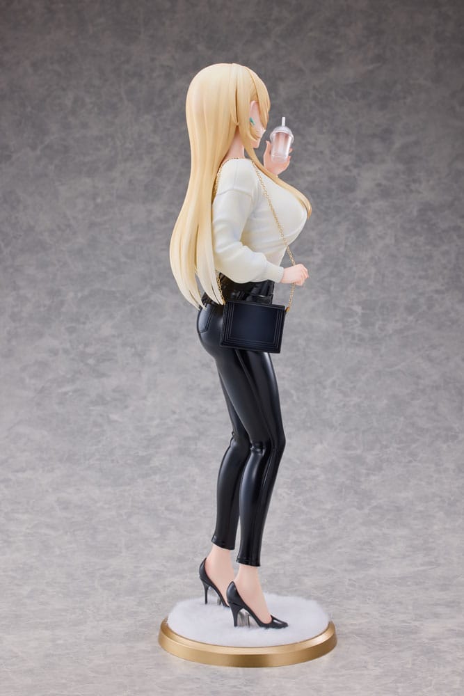 Original Character Statue 1/4 Aoi Koigakubo Illustrated by Fujiko Leather Pants Deluxe Edition 42 cm P053950