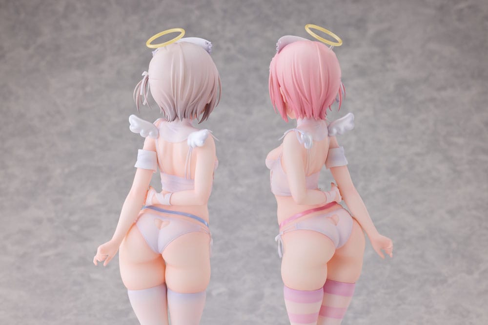 Original Character Statue 1/6 Suzu & Nagi Illustrated by Kuma 4-gou Set Edition 27 cm P068741